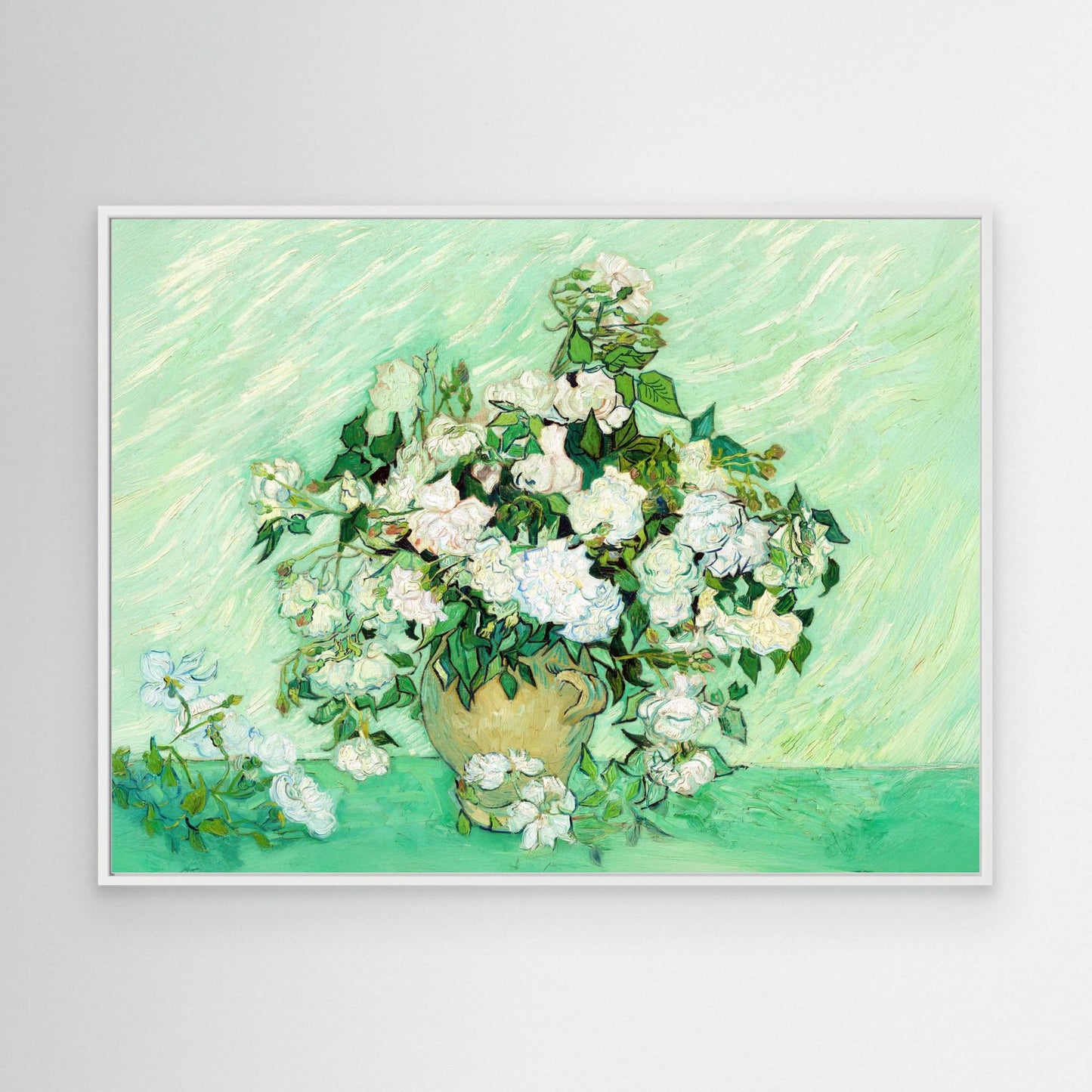 Vase with White Roses by Vincent van Gogh